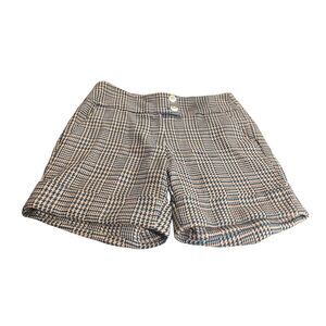 VINTAGE JUST JOHNSON PLAID WOOL SHORTS SIZE 8 SILK LINING OLD MONEY NWT